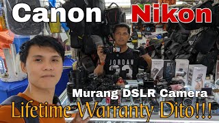 Murang DSLR Camera Lifetime Warranty pa Dito, Stocks Price Update August 2023, CANON, Nikon