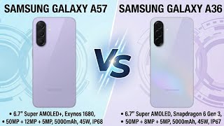 Samsung Galaxy A57 Vs Samsung Galaxy A36 - Which One is Batter For You ⚡