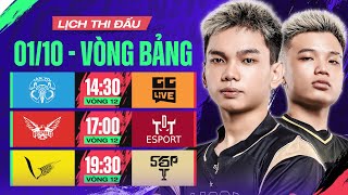 TV vs GGL | HQ vs TDT | VGM vs SGP | ĐTDV Mùa Đông 2023 | Vòng Bảng - 01/10