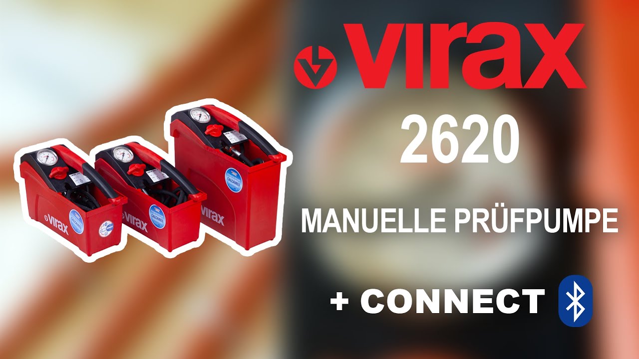 Manuelle Handprüfpumpe + CONNECT - 2620 - VIRAX - DE
