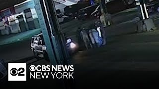 NYPD searching for men caught on camera climbing into sewer system
