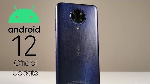 Nokia G20 Android 12 Update
