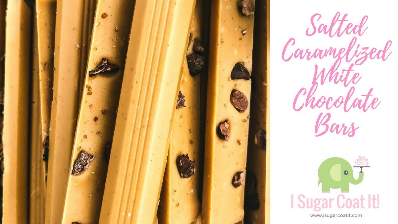Salted Caramelized White Chocolate Bars