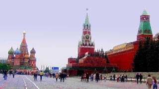 MOSKAU, Roter Platz, Kreml; ein Überblick...