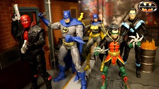 McFarlane DC Multiverse Batman Family 5 Pack Nightwing Batgirl Red Hood Robin Action Figure Review