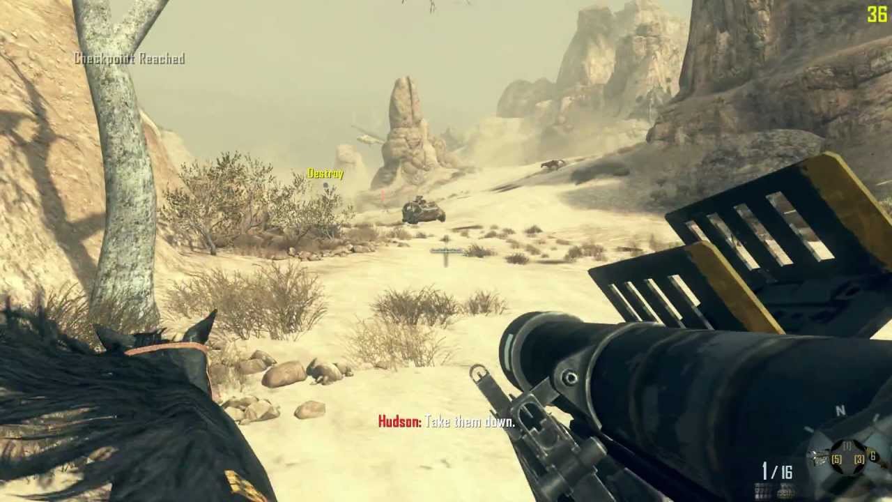 Call of Duty Black Ops 2 Horse vs Tanks and Helicopters (HD) YouTube