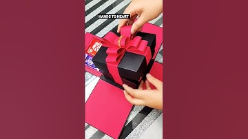 Chocolate Explosion Box | Process Video | Behind the screen | Square | hamper | Birthday Gifts