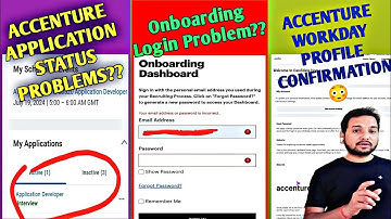 ACCENTURE INTERVIEW RESULTS, ONBOARDING UPDATE | WORKDAY MAIL, APPLICATION STATUS DOUBTS | TASK MAIL