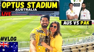 Our Day at Optus Stadium | Australia vs Pakistan Test Match 🏏 | Perth Vlog