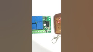 On Off Remote Controller System With 4 Channel Rf Programmable