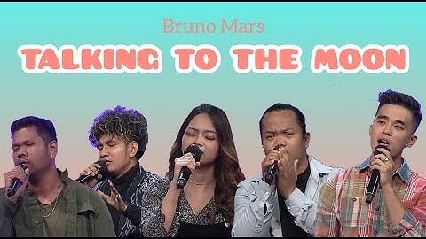 Lyric Video Talking To The Moon | X Factor Daniel, Thomas, Roby, Alvin, Maydea