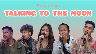 Lyric Video Talking To The Moon | X Factor Daniel, Thomas, Roby, Alvin, Maydea