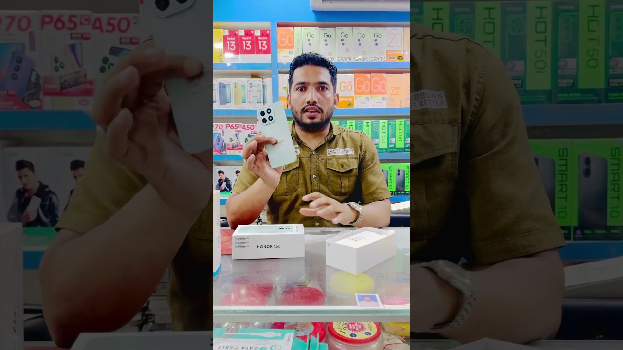 Honor x6c 6/128 new model unboxing #