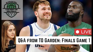 #3. Celtics Q&A From Game 1 Pregame | LIVE From the NBA Finals w/ Noa Dalzell