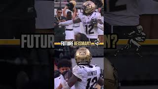 Is he predicting the future? 😤 #TravisHunter #Coloradofootball #Heisman #pick #Collegefootball