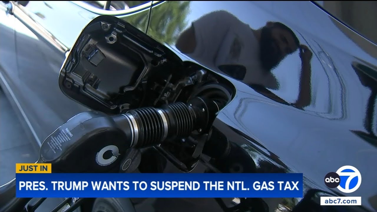 Trump wants to suspend the federal gas tax amid rising prices - YouTube