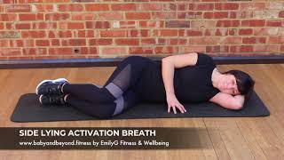 Side lying activation breath