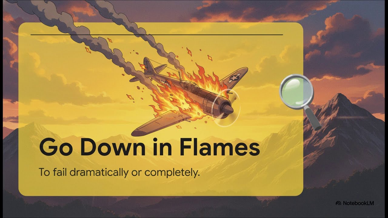 082 - Go Down in Flames | 365 English Idioms You’ll Actually Use - YouTube