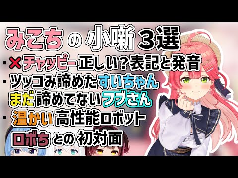 面白とエモなみこちの小噺【さくらみこ/星街すいせい/白上フブキ/ロボ子さん/ホロライブ切り抜き】