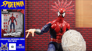 Marvel Legends Maximum Series SPIDER-MAN McFarlane Peter Parker Comic Figure Review