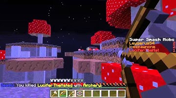 Fly Hacker On Super Smash Mobs.