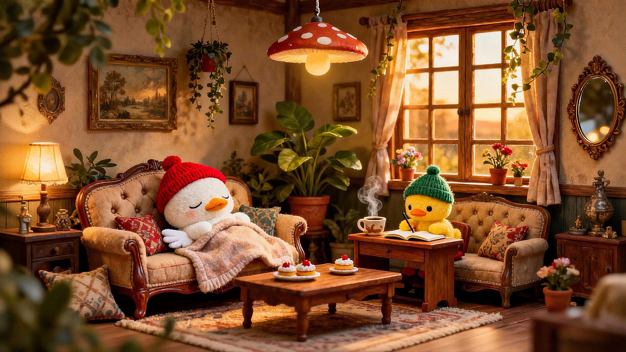 It’s okay to sleep while the world keeps moving 💖 Soft Jazz for Study & Relax with Coffee Mornings ☕