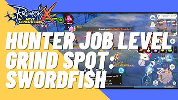 Ragnarok X: The Next Generation - Hunter Job Level Grind Spot: Swordfish