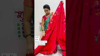 Soft silk | fancy sarees with classic look #bridalwear #prismlivestudio #gadwal screenshot 5