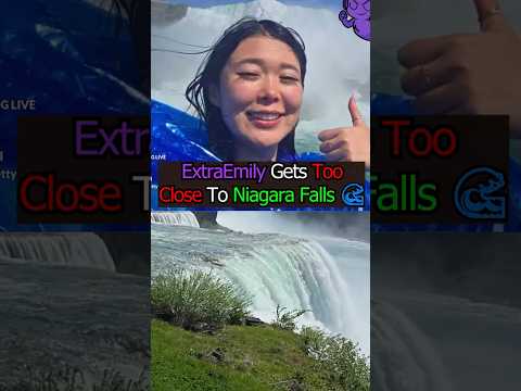 ExtraEmily Gets Too Close To Niagara Falls 🌊