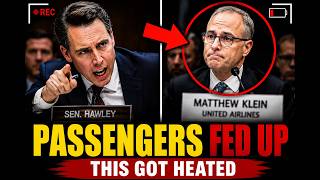 Josh Hawley GRILLS Airline CEOs Over HIDDEN Fees