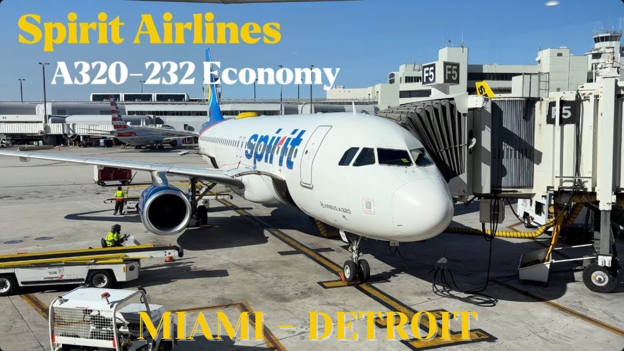 TRIP REPORT | Skittles Livery! | Miami to Detroit | Value | Honest Review | Spirit Airlines 