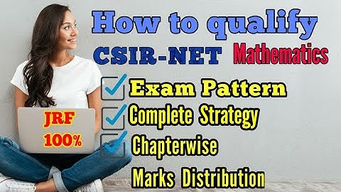 How to qualify CSIR-NET Mathematics exam June 2020🙇||Complete strategy||