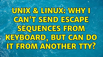 Unix & Linux: Why I can