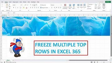 How To Freeze Multiple Rows In Excel 365