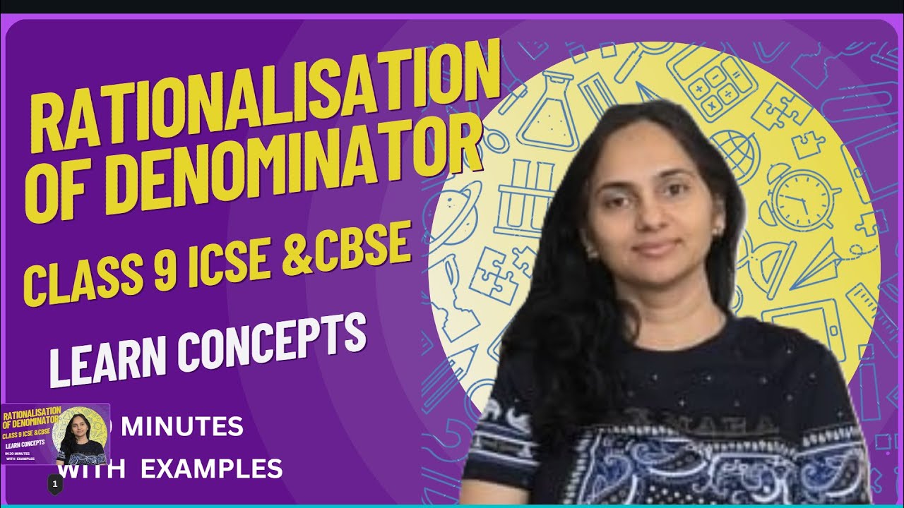 Rationalizing the Denominator | Class 9 Maths | CBSE & ICSE | 4 Solved Examples Explained