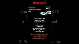 India based Layoff Alert May 2026 02