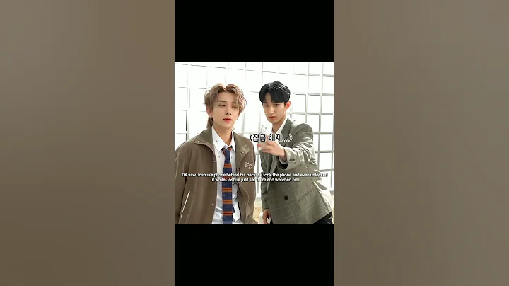 Joshua wasn't even bothered 🤣 - [ #dk #dokyeom #joshua #seventeen #svt #going_svt #goingseventeen ]