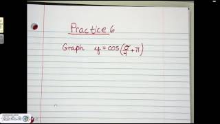 Practice 6 Graphing Phase Shift