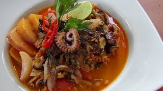 Receta de sudado de mariscos - como preparar sudado de mariscos