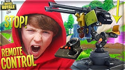 remote controlled mounted turret trolling angry kid w invisibility glitch on fortnite playgrounds duration 11 36 - glitches in fortnite playground