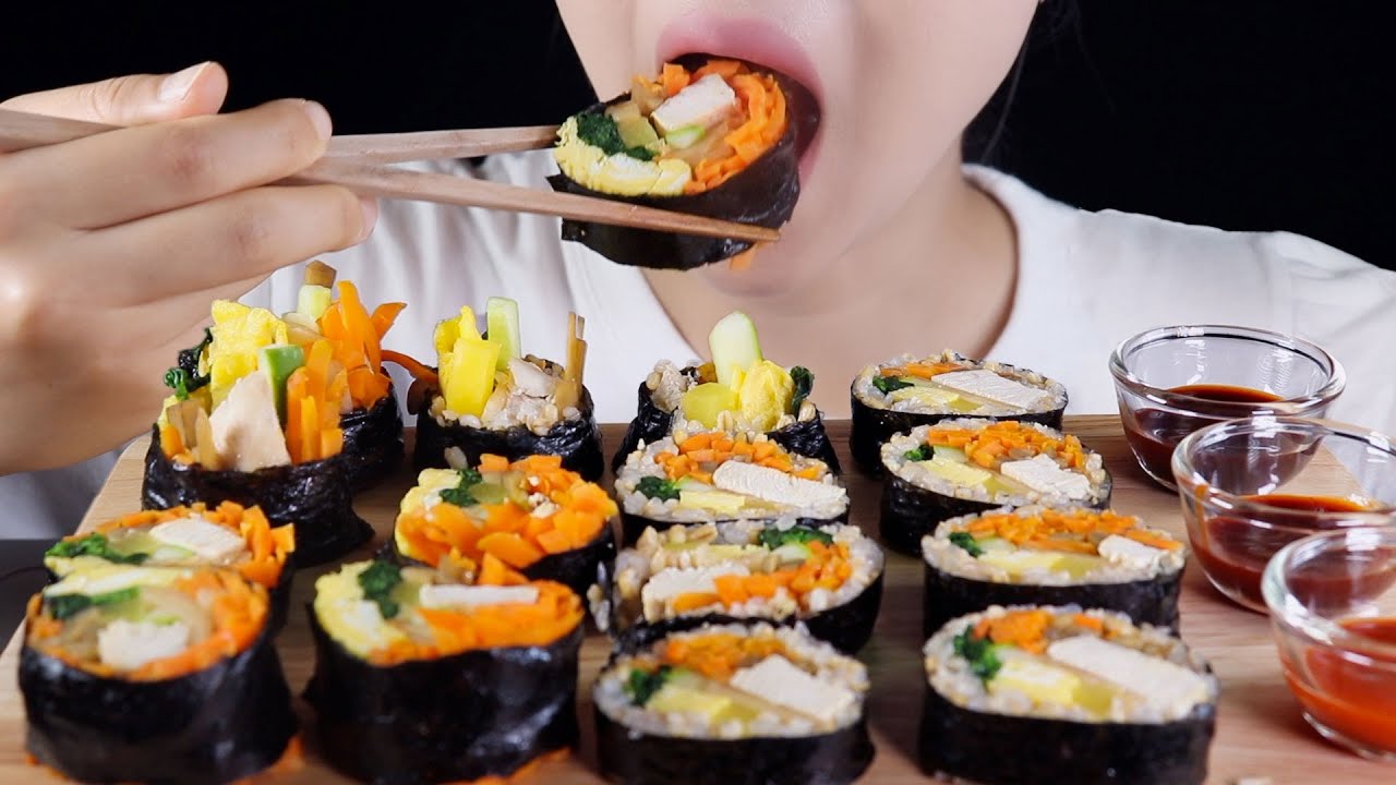ASMR Keto Gimbap, Rice-Free Carrot Gimbap | Update: I lost 5kg in a month, Minimalism | Diet Mukbang
