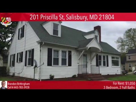 201 Priscilla St, Salisbury, MD home video tour