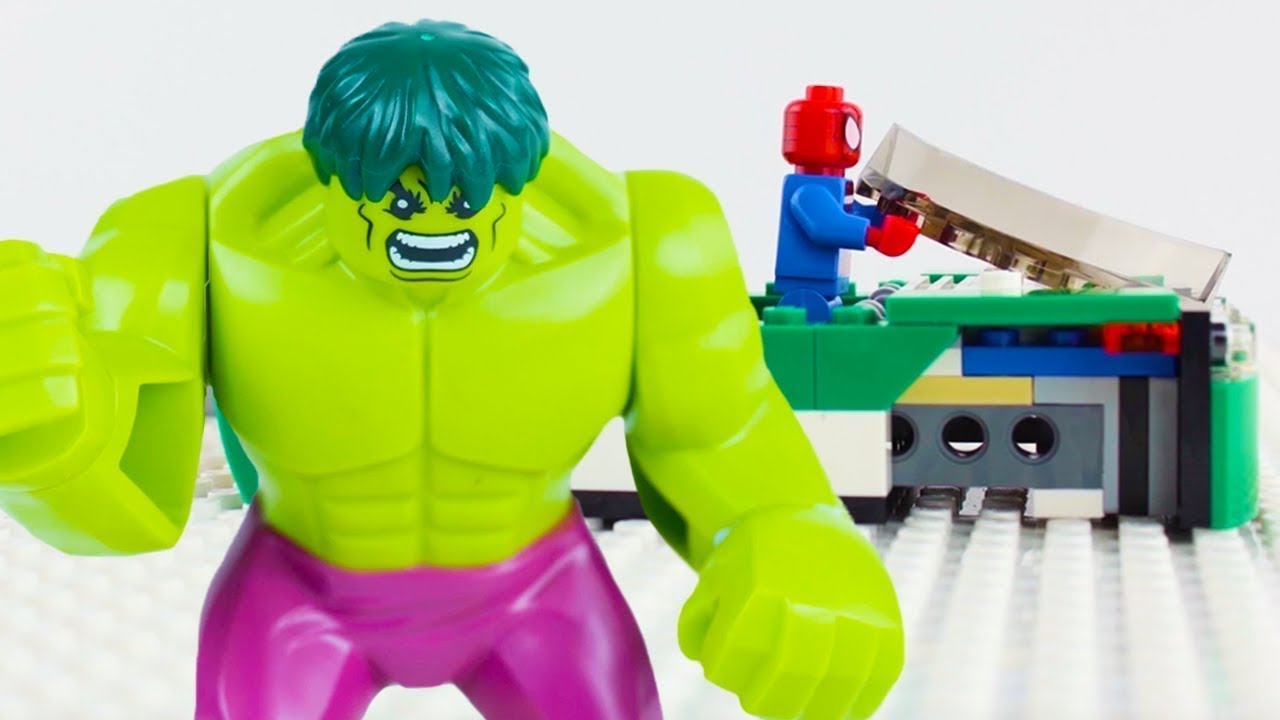 Hulk vs Red Hulk 💥 lego Superhero 🔴 Lego Stop Motion Animation 