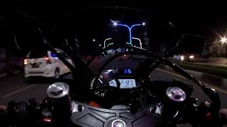 Pure Sound Yamaha R25 On Board View | Launch Control + Quickshift Driad