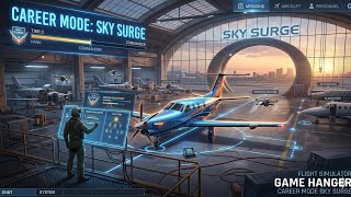 Flight Simulator Game Hanger Career Mode Sky Surge Level 7