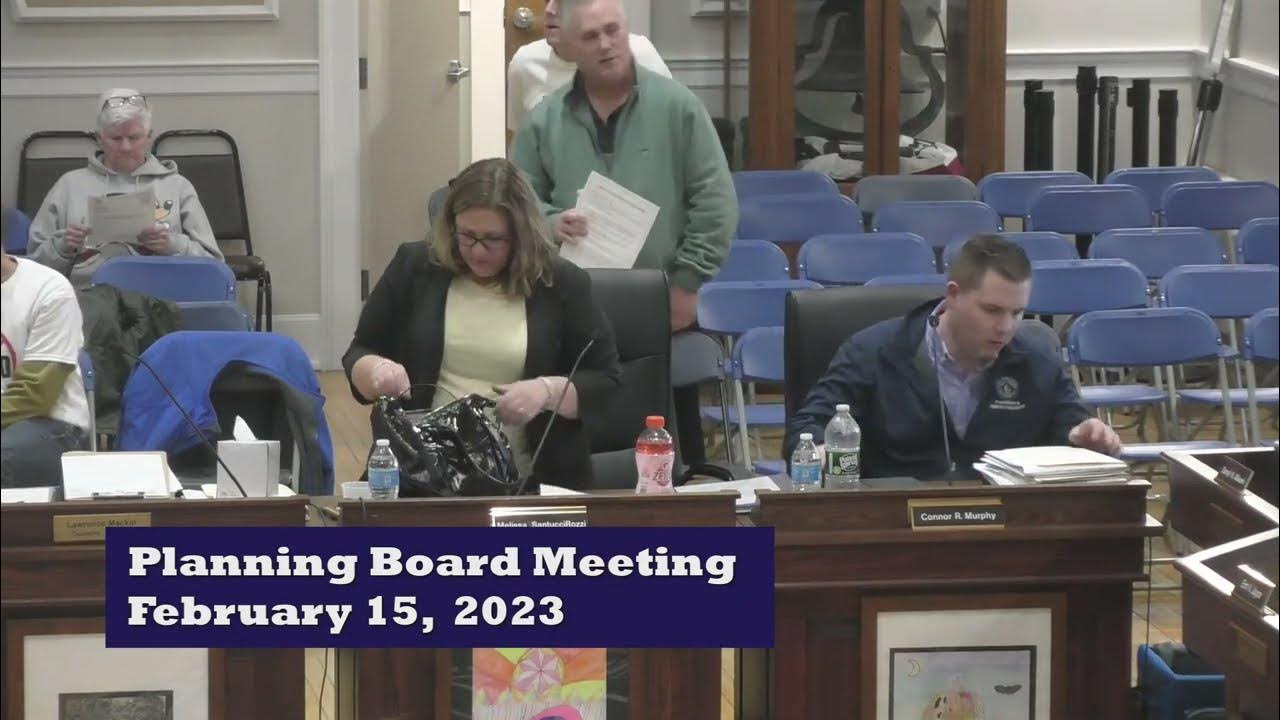 Braintree Planning Board 2/15/23 7pm YouTube
