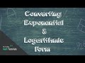 Exponential and Logarithmic Forms Quiz