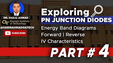 PN Junction Diode (Part 4 of 4): Energy Band Diagrams, Forward and Reverse Bias IV Chars⚡🔍