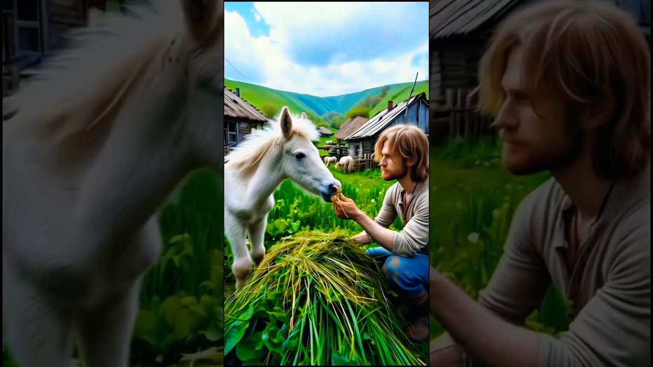 the lion and horse | lion hunting the horse