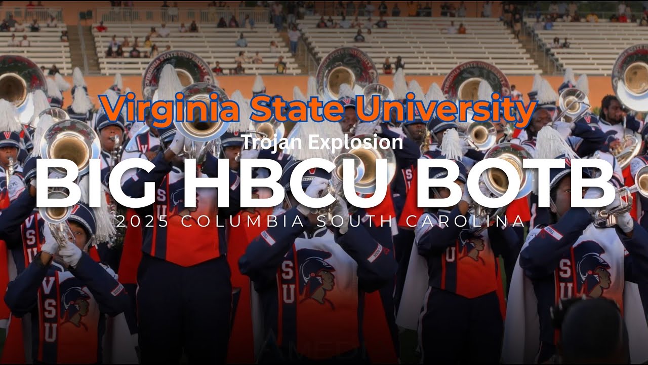 Virginia State University | 2025 Big HBCU  Battle Of The Bands | 4K 2160p 🔥🎥🎬‼️